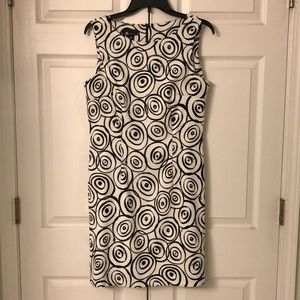 AB STUDIO white-black dress